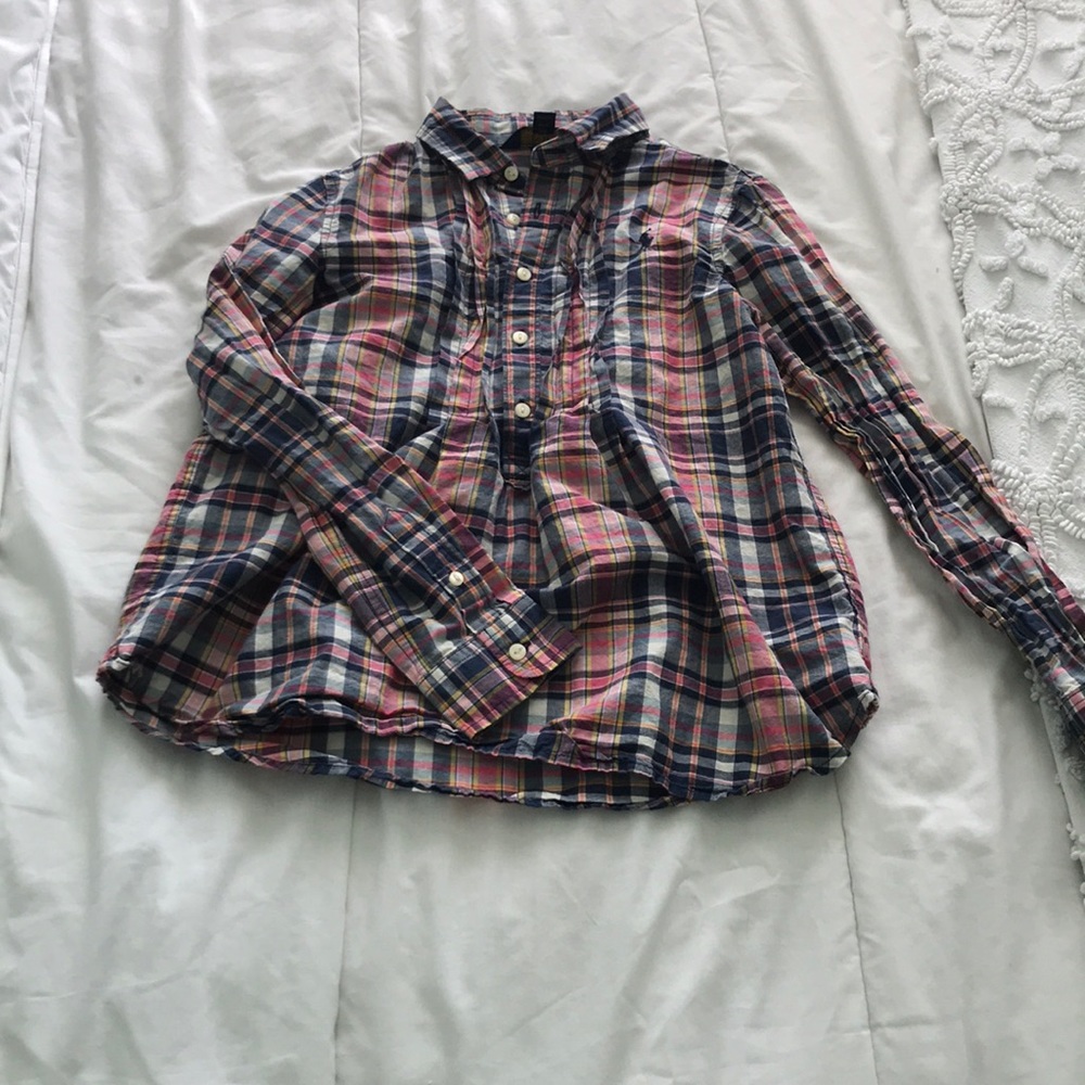Girls polo button up